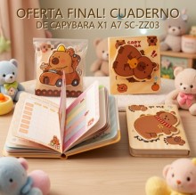 CUADERNO DE CAPYBARA X1 A7 SC-ZZ03