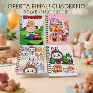 CUADERNO DE LABUBU X1 909-130