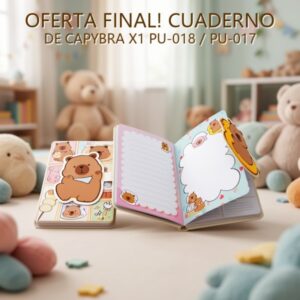 CUADERNO DE CAPYBRA X1 PU-018 / PU-017