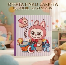CARPETA DE LABUBU 72H X1 SC-6004