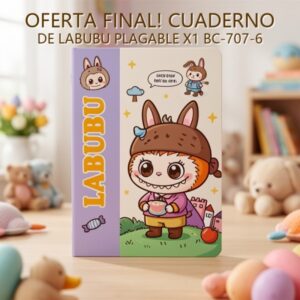 CUADERNO DE LABUBU PLAGABLE X1 BC-707-6