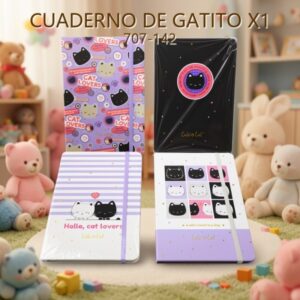 CUADERNO DE GATITO X1 707-142