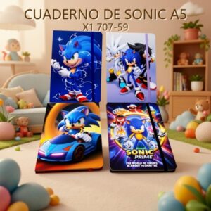 CUADERNO DE SONIC A5 X1 707-59