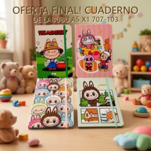 CUADERNO DE LABUBU A5 X1 707-103