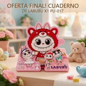 CUADERNO DE LABUBU X1 PU-017