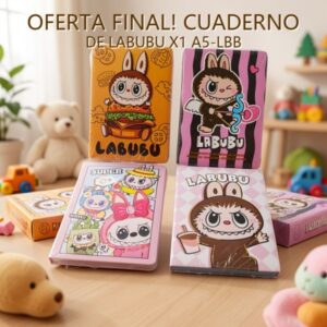 CUADERNO DE LABUBU X1 A5-LBB