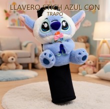 LLAVERO STICH AZUL CON TRAPO