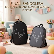 BANDOLERA MORRAL CRUZADA CON CERRADURA X1 9750#