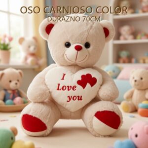 OSO CARNIOSO COLOR DURAZNO 70CM