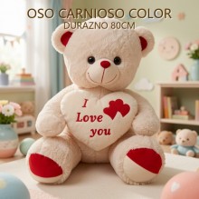 OSO CARNIOSO COLOR DURAZNO 80CM