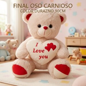 FINAL OSO CARNIOSO COLOR DURAZNO 90CM