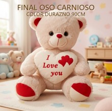 FINAL OSO CARNIOSO COLOR DURAZNO 90CM