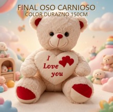 FINAL OSO CARNIOSO COLOR DURAZNO 150CM