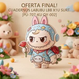 CUADERNOS LABUBU LBB X1U SURT. [PU-707-KU QY-002]