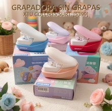 GRAPADORA SIN GRAPAS X1U COLORES SURT. [5399]