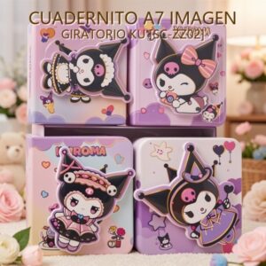 CUADERNITO A7 IMAGEN GIRATORIO KU [SC-ZZ02]