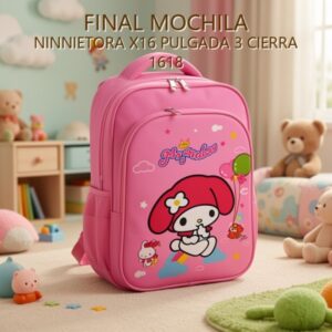 MOCHILA NINNIETORA X16 PULGADA 3 CIERRA 1618