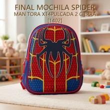 MOCHILA SPIDER MAN TORA X14PULCADA 2 CIERRA [1402]