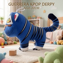 GUERRERA KPOP DERPY AZUL 22CM