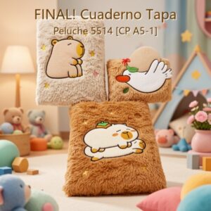 Cuaderno Tapa Peluche 5514 [CP A5-1]