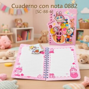 Cuaderno con nota 0882 [SC-88-6]