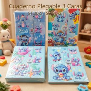Cuaderno Plegable 3 Caras ST 3827 [SC-38-2]