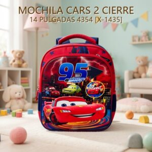 MOCHILA CARS 2 CIERRE 14 PULGADAS 4354 [X-1435]