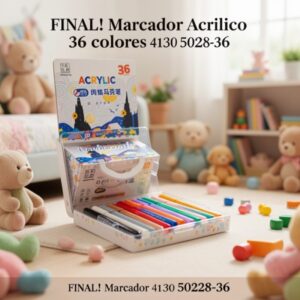 Marcador Acrilico 36 colores 4130 50228-36