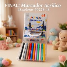 Marcador Acrilico 48 colores 50228-48