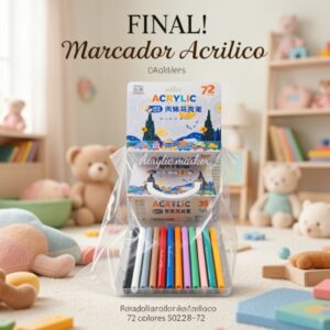 Marcador Acrilico 72 colores 50228-72
