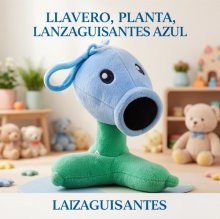 LLAVERO PLANTA LANZAGUISANTES AZUL