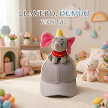 LLAVERO DUMBO GRIS