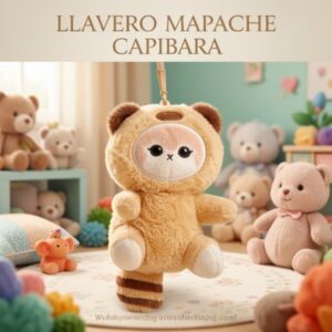 LLAVERO MAPACHE CAPIBARA