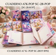 CUADERNO A7 K-POP SC-28-POP 8992 [SC-28-KOP]
