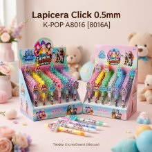 Lapicera Click 0.5mm K-POP A8016 [8016A]