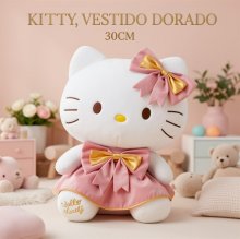 KITTY VESTIDO DORADO 30CM