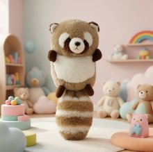 LLAVERO MAPACHE MARRON