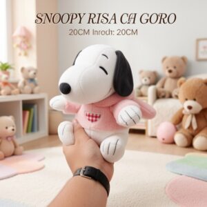 SNOOPY ROSA CON GORRO 20CM