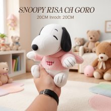 SNOOPY ROSA CON GORRO 20CM