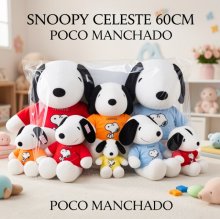 SNOOPY CELESTE 60CM POCO MANCHADO
