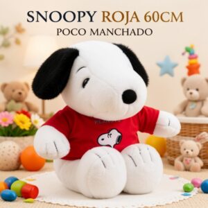 SNOOPY ROJA 60CM POCO MANCHADO