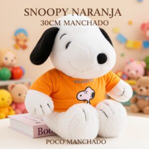 SNOOPY NARANJA 30CM POCO MANCHADO