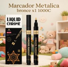 Marcador Metalica bronce x1 1000C