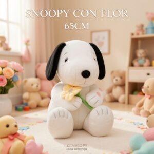 SNOOPY CON FLOR 65CM