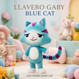 LLAVERO GABY BLUE CAT