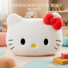 ALMOHADON KITTY ROJO 48*58CM