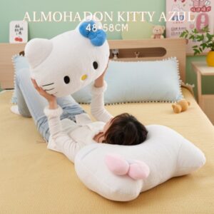ALMOHADON KITTY AZUL 48*58CM