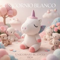 UNICORNIO BLANCO 20CM