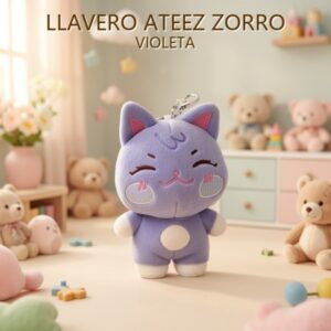 LLAVERO ATEEZ ZORRO VIOLETA