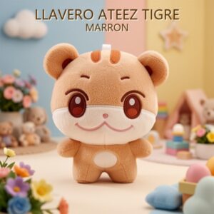 LLAVERO ATEEZ TIGRE MARRON